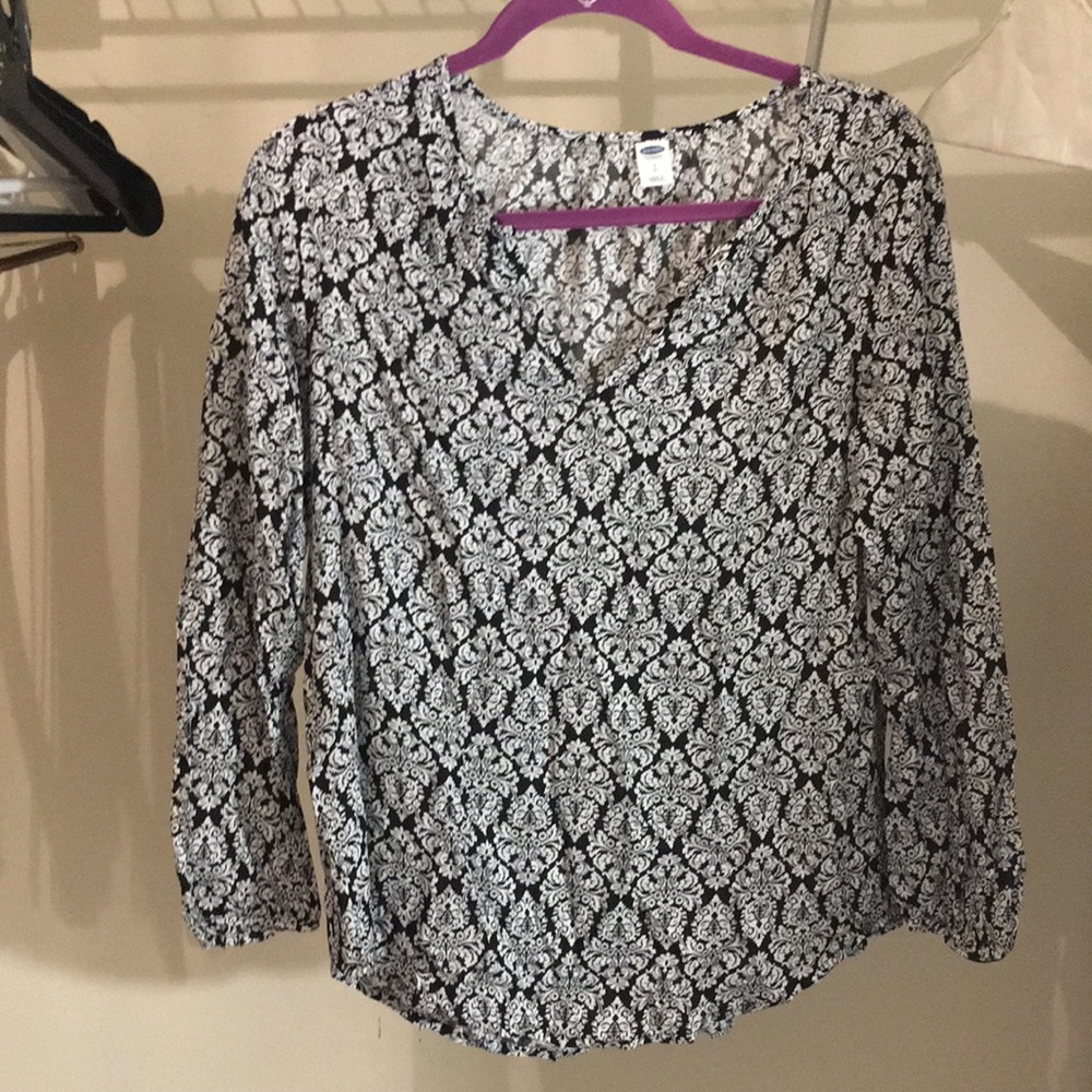 NWT print blouse